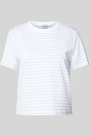 QS by s.Oliver T-shirt z okrągłym dekoltem