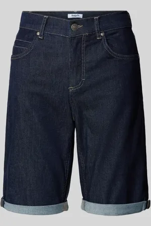 Angels Bermudy z imitacji denimu
