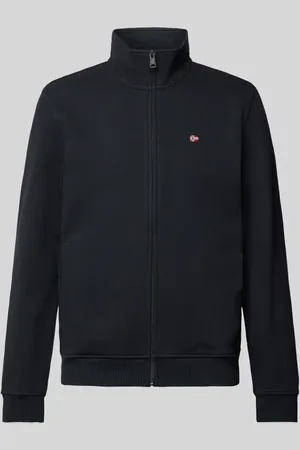 Napapijri Bluza rozpinana z wyhaftowanym logo model ‘BALIS’