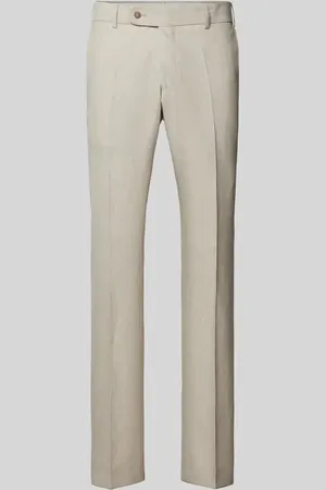 Atelier Torino Spodnie do garnituru o kroju slim fit w kant
