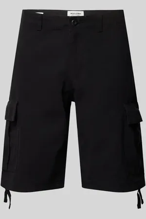 JACK & JONES Szorty cargo o kroju regular fit ze szlufkami na pasek model ‘COLE’
