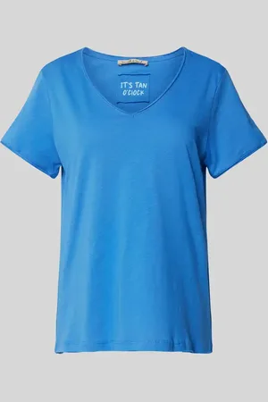 Smith and Soul T-shirt z dekoltem w zaokrąglony serek