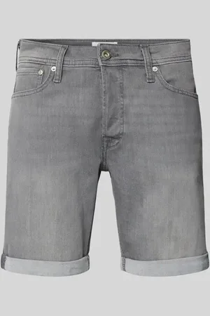 JACK & JONES Szorty jeansowe o kroju regular fit z 5 kieszeniami model ‘RICK’