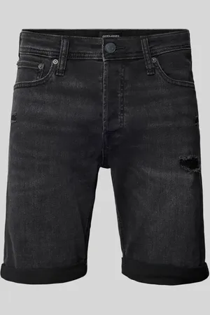 JACK & JONES Szorty jeansowe o kroju regular fit z 5 kieszeniami model ‘RICK’