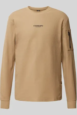 G-Star Sweter z dzianiny z napisem z logo model ‘tweeter’