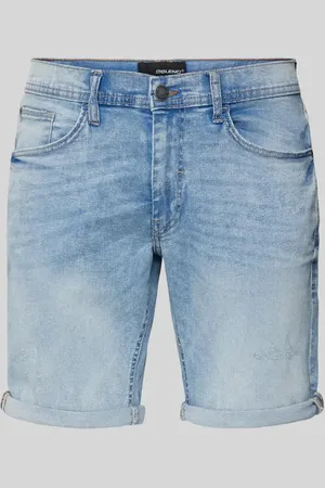 Blend Szorty jeansowe o kroju regular fit z 5 kieszeniami