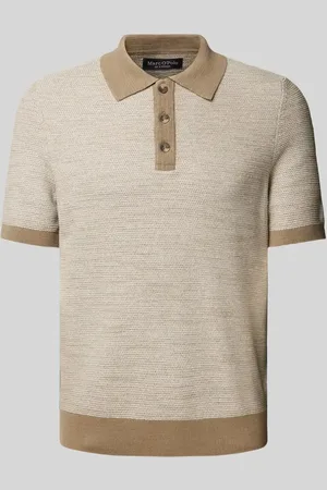Marc O’ Polo Koszulka polo o kroju regular fit z prążkowanymi wykończeniami