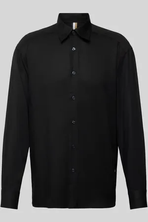 HUGO BOSS Koszula casualowa o kroju relaxed fit z kołnierzykiem typu kent model ‘Cory’