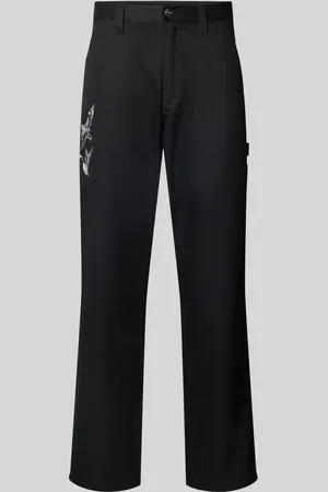 Carhartt Spodnie o kroju regular fit z wyhaftowanym motywem model ‘DUCKS’