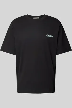 JACK & JONES T-shirt z nadrukiem z logo model ‘TAORMINA’
