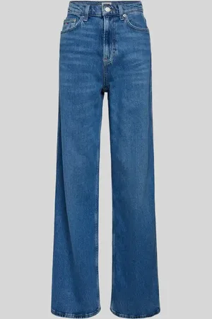 Tommy Hilfiger Jeansy z wysokim stanem, szeroką nogawką i 5 kieszeniami model ‘CLAIRE’