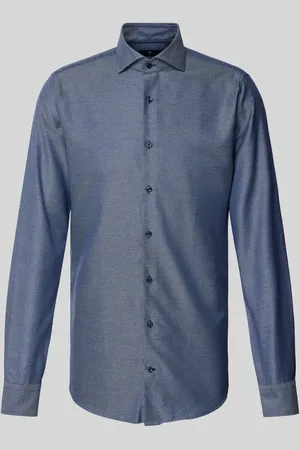 JOOP! Koszula biznesowa o kroju slim fit z kołnierzykiem typu cutaway model ‘Panko’