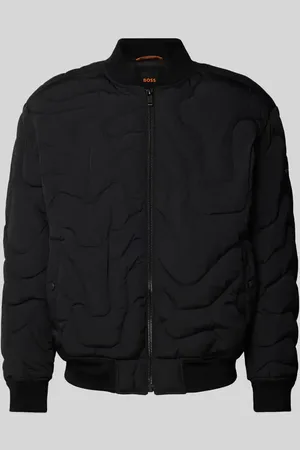 HUGO BOSS Bomberka z fakturowanym wzorem model ‘Omapy’
