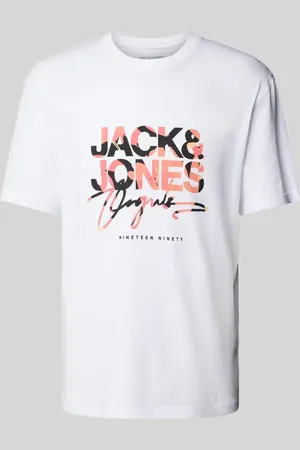 JACK & JONES T-shirt z nadrukiem z logo model ‘ARUBA’
