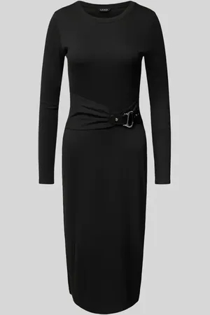 Ralph Lauren Sukienka midi z paskiem model ‘MADILYN’