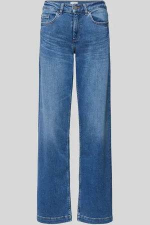 Smith and Soul Jeansy z szeroką nogawką i 5 kieszeniami model ‘Sina’