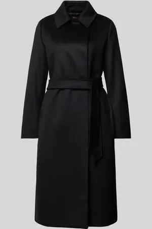 Max Mara Płaszcz z czystej, żywej wełny z wykładanym kołnierzem