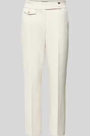 SEDUCTIVE Spodnie materiałowe o kroju slim fit w kant model ‘INEZ’