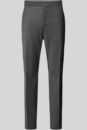 Calvin Klein Spodnie o kroju slim fit z kantem