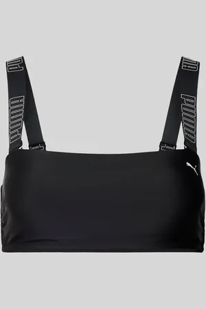 PUMA Top bikini z nadrukiem z logo