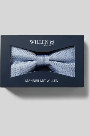 Willen Mucha jedwabna z fakturowanym wzorem