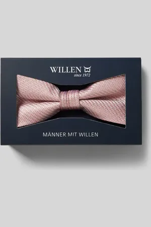 Willen Mucha jedwabna z fakturowanym wzorem