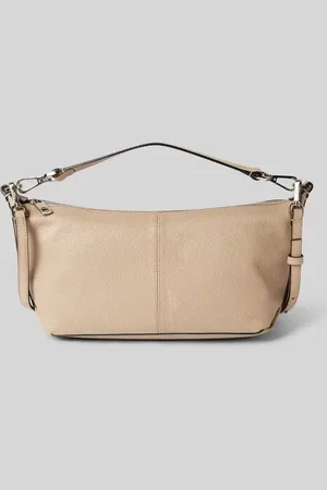 liebeskind Torba hobo skórzana z napisem z logo model ‘Paris’