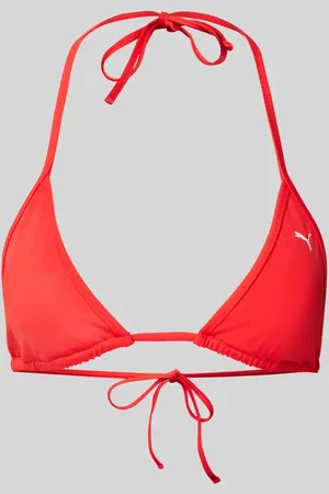 PUMA Top bikini z nadrukiem z logo