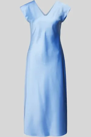 MARELLA Sukienka midi z dekoltem w serek model ‘AQUILE’