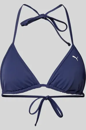 PUMA Top bikini z nadrukiem z logo