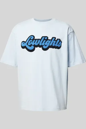 Low Lights Studios T-shirt z naszywką z logo model ‘TRENDY’
