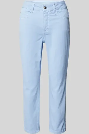 Oui Spodnie o skróconym kroju slim fit