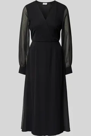 VILA Sukienka midi w kopertowym stylu model ‘FALIA’