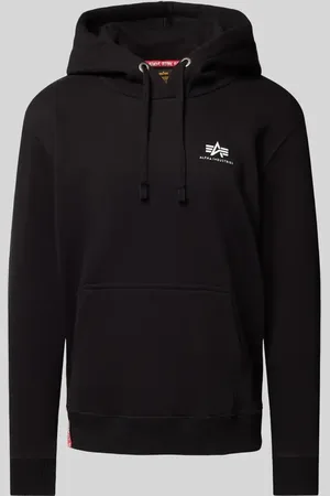 Alpha Industries Bluza z kapturem z nadrukiem z logo