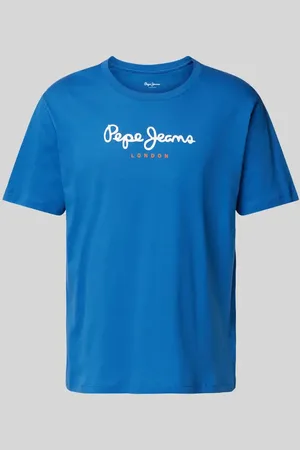 Pepe Jeans T-shirt z nadrukiem z logo model ‘EGGO’