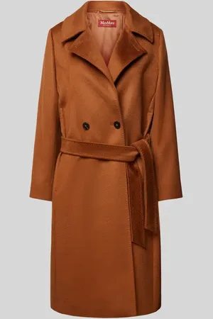 Max Mara Płaszcz z czystej, żywej wełny z wykładanym kołnierzem