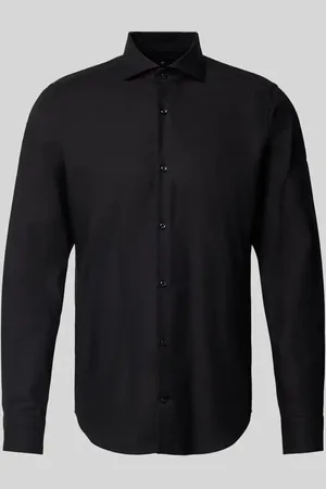 JOOP! Koszula biznesowa o kroju slim fit z fakturowanym wzorem