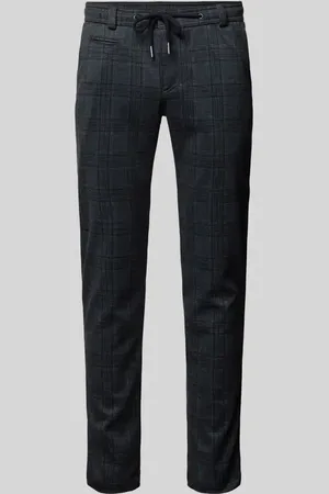 Bugatti Spodnie materiałowe o kroju slim fit z trokami