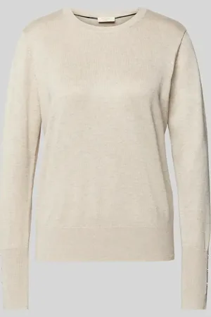 Freequent Sweter z dzianiny z okrągłym dekoltem model ‘KATIE’