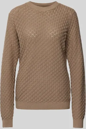 Freequent Sweter z dzianiny z okrągłym dekoltem model ‘Dodo-Pu-Diamo’