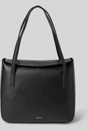 Calvin Klein Torba shopper z detalem z logo model ‘SOFT SCULPT’