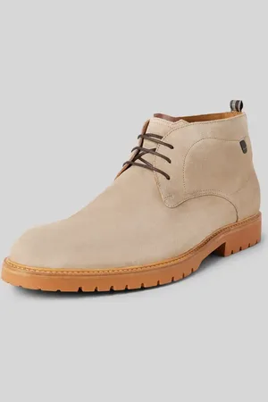Floris van Bommel Buty skórzane z naszywką z logo model ‘De Karper’