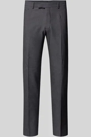 Strellson Spodnie do garnituru o kroju slim fit w kant model ‘Kynd’