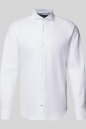 JOOP! Koszula biznesowa o kroju slim fit z fakturowanym wzorem
