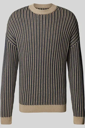 Jake*s Sweter z dzianiny z okrągłym dekoltem