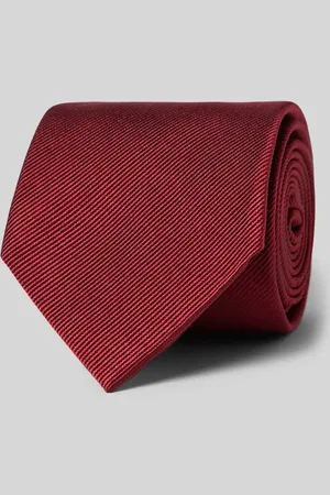 Profuomo Krawat jedwabny w jednolitym kolorze (8 cm)