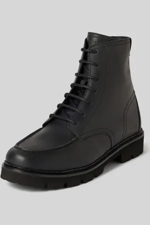 JOOP! Buty skórzane z detalami z logo model ‘loreto hektor’