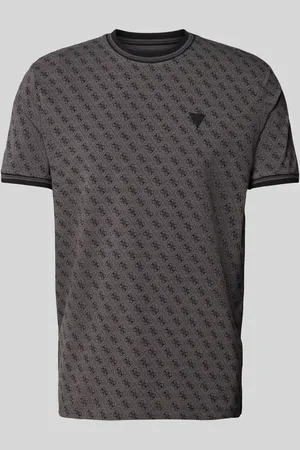 Guess T-shirt z elastycznymi zakończeniami rękawów model ‘MARSHALL’