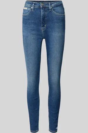 Calvin Klein Jeansy o kroju super skinny fit z 5 kieszeniami