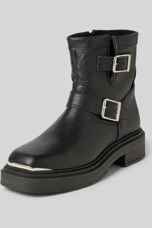 Steve Madden Kozaki skórzane ze sprzączkami model ‘CHOICE’